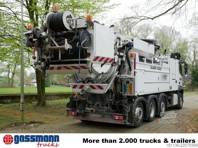 Gatusopmaskin Mercedes-Benz Actros 3551 8x2/6, Wiedemann Super 2000, 16m³,