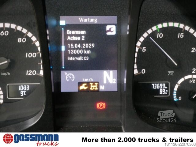 Gatusopmaskin Mercedes-Benz Actros 3551 8x2/6, Wiedemann Super 2000, 16m³,