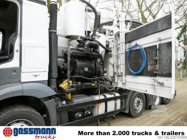 Gatusopmaskin Mercedes-Benz Actros 3551 8x2/6, Wiedemann Super 2000, 16m³,