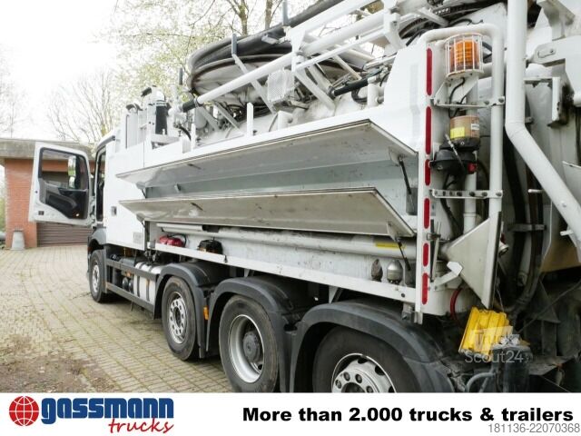 Gatusopmaskin Mercedes-Benz Actros 3551 8x2/6, Wiedemann Super 2000, 16m³,