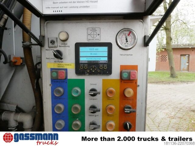 Gatusopmaskin Mercedes-Benz Actros 3551 8x2/6, Wiedemann Super 2000, 16m³,