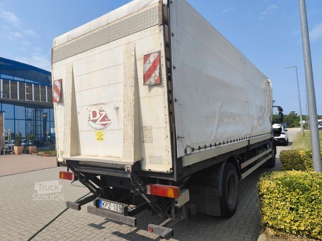 Tenteli düz yataklı kamyon IVECO 180E30 Eurocargo