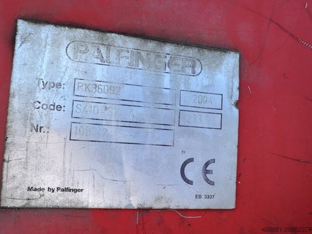 Automobilis ar plakanu platformu MAN TGX 26.400FG 6x2 Palfinger 36002