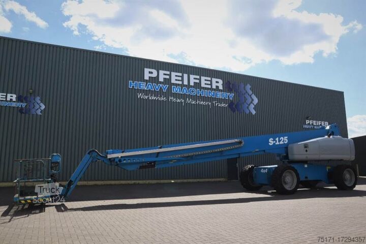Plate-forme télescopique Genie S125 Valid inspection, *Guarantee! Diesel, 4x4x4 D