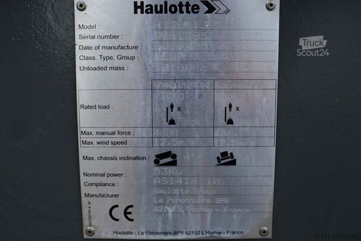 Telescopic platform Haulotte HT28RTJ PRO Valid inspection, *Guarantee! 4x4x4 Dr