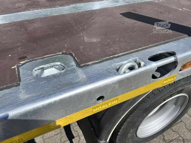 Remorcă deschisă Möslein T 2 Plato 7,60 m 2 Achs Jumbo- Plato- Anhänger Mega