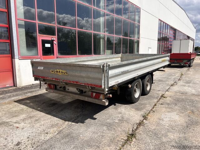 Remorcă basculantă trilaterală Humbaur htk105024  Tandemkipper- Tieflader