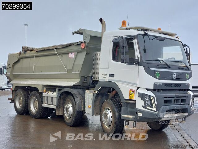 Skraldevogn Volvo FMX 450 8X4 16m3 tipper Steel suspension Big-Ax...
