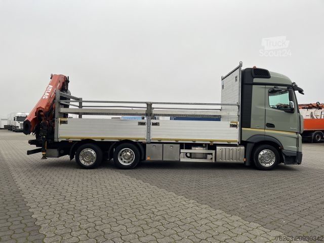 Ladbil med lad MERCEDES-BENZ Actros 2545 6x2 Effer - Atlas 265-A6 / Lenk- Lif