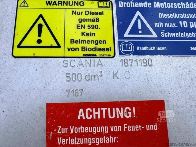 Standard SZM SCANIA G450 4x2 Euro 6 SZM Kipphydraulik Blatt/ Luft