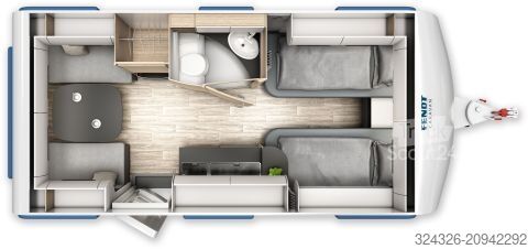 Wohnwagen Fendt Apero 465 TG Auflastung 1.800 kg