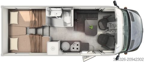 Polointegrovaný obytný vůz Hymer/Eriba ML-T 570 CrossOver MB*Allrad*Automatik*190PS