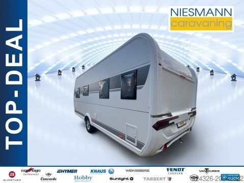 Wohnwagen Hobby Prestige 560 WFU Auflastung 2.000kg