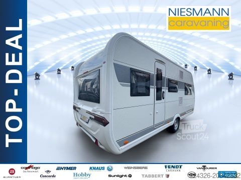 Wohnwagen Hobby De Luxe 495 UL Komfort für 2