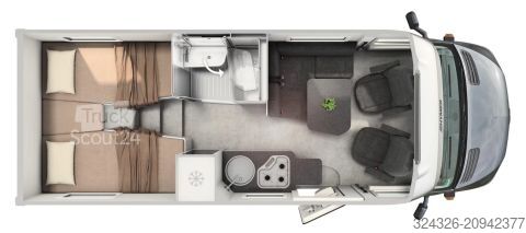 Polointegrovaný obytný vůz Hymer/Eriba ML-T 580 Xperience *4,1 to.*Arktis+Autarkie*Leder