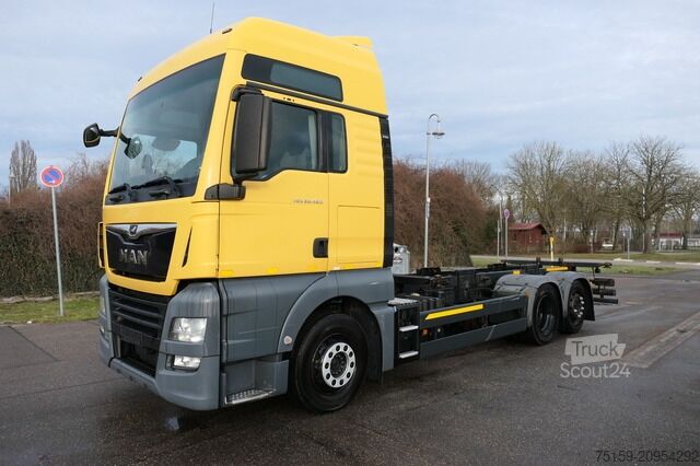 Autocamion cu caroserie interschimbabilă man TGX 26.420 6x2 KLIMA AHK Lenkachse