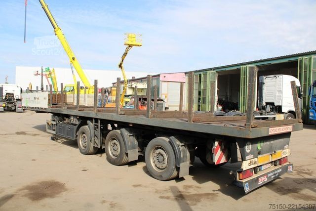 Naczepa z podestem roboczym H&W HWDPSP38 - TELESKOP 6 m - TELESATTEL Nr.: 135