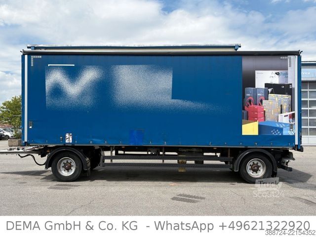 Open aanhangwagen met zeil WEB-TRAILER Durchladesystem*SAF*Beidseitig Schiebeplane*TÜV*