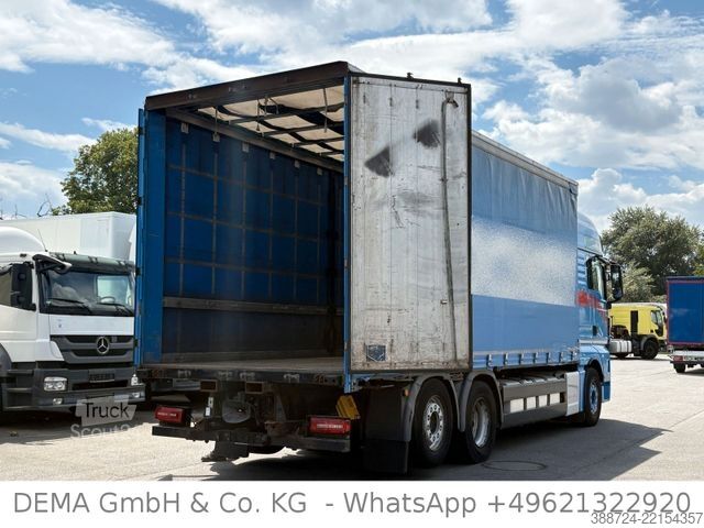 Nákladné auto s plochou korbou a plachtou MAN TGX26500*Intarder*Standklim*Edscha*XL Zertifikat