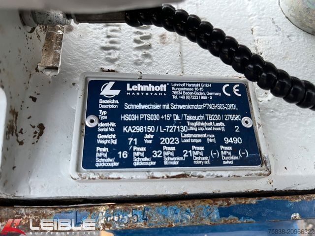 Mini ekskavatorius TAKEUCHI TB 225 V3*Powertilt *3xLöffel inkl. *685h*