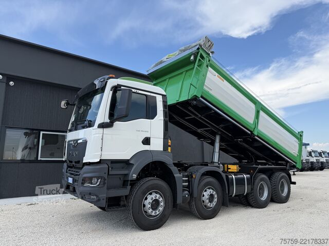 Autocamion basculant tridirecțional MAN TGS 41.520 40Ton 8x4 Euro6 KIPPER 18cbm