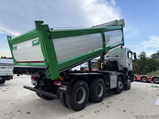 Autocamion basculant tridirecțional MAN TGS 41.520 40Ton 8x4 Euro6 KIPPER 18cbm