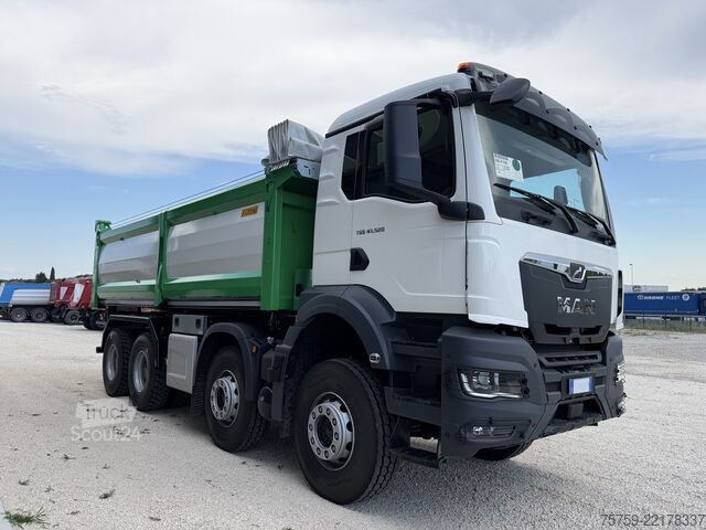 Autocamion basculant tridirecțional MAN TGS 41.520 40Ton 8x4 Euro6 KIPPER 18cbm