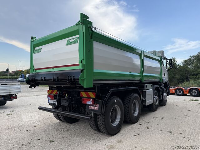 Autocamion basculant tridirecțional MAN TGS 41.520 40Ton 8x4 Euro6 KIPPER 18cbm