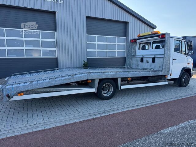 автомобиль-фургон для перевозки автомобилей Mercedes-Benz Vario 614, Tijhof Galvaniced Car transporter