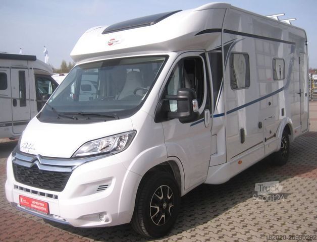 Daļēji integrēta kemperis BÜRSTNER Delfin T 680 G Winterpak., Lithium, Luftfed.