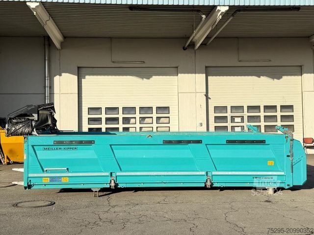 Driezijdige kipperaanhanger  Meiller Trigenius D421 3 Seiten Kipper Unfall