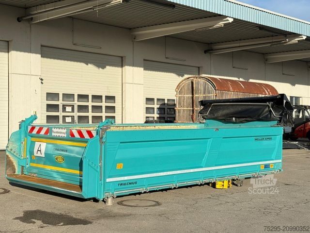 Driezijdige kipperaanhanger  Meiller Trigenius D421 3 Seiten Kipper Unfall