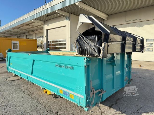 Driezijdige kipperaanhanger  Meiller Trigenius D421 3 Seiten Kipper Unfall