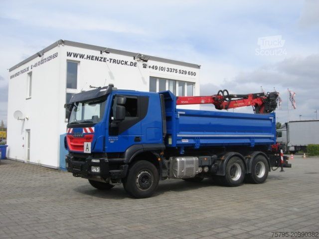 Самосвал IVECO TRACKER 260T50 6x4 3-Achs Kipper Heckkran Espilo