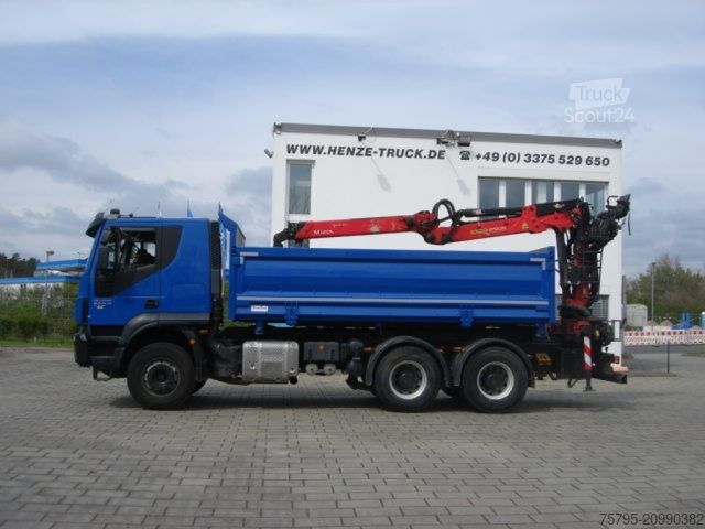 Самосвал IVECO TRACKER 260T50 6x4 3-Achs Kipper Heckkran Espilo