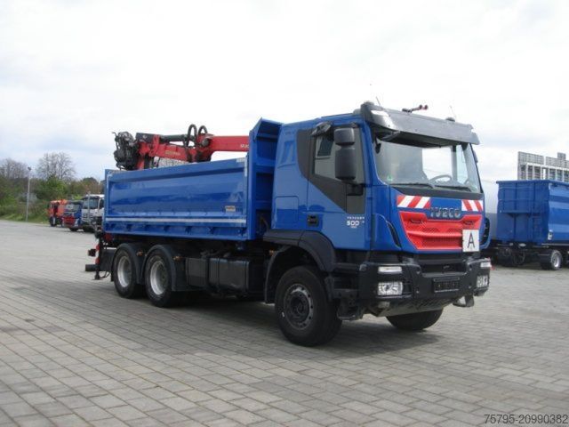 Самосвал IVECO TRACKER 260T50 6x4 3-Achs Kipper Heckkran Espilo