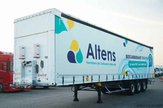 Auflieger mit Pritsche & Plane SCHMITZ CARGOBULL FIRANKA / STANDARD / PLANDEKA ZBROJONA / 