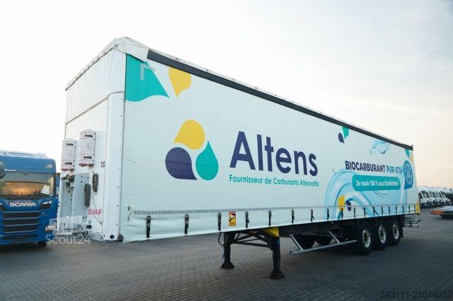 Auflieger mit Pritsche & Plane SCHMITZ CARGOBULL FIRANKA / STANDARD / PLANDEKA ZBROJONA / 