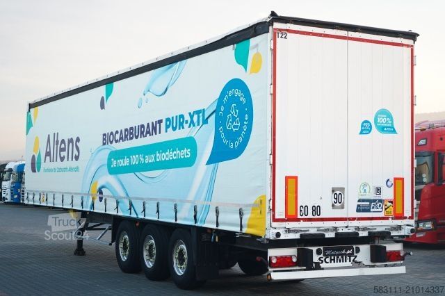 Auflieger mit Pritsche & Plane SCHMITZ CARGOBULL FIRANKA / STANDARD / PLANDEKA ZBROJONA / 