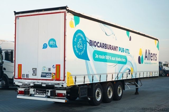 Otevřený návěs s plachtou SCHMITZ CARGOBULL FIRANKA / STANDARD / PLANDEKA ZBROJONA /
