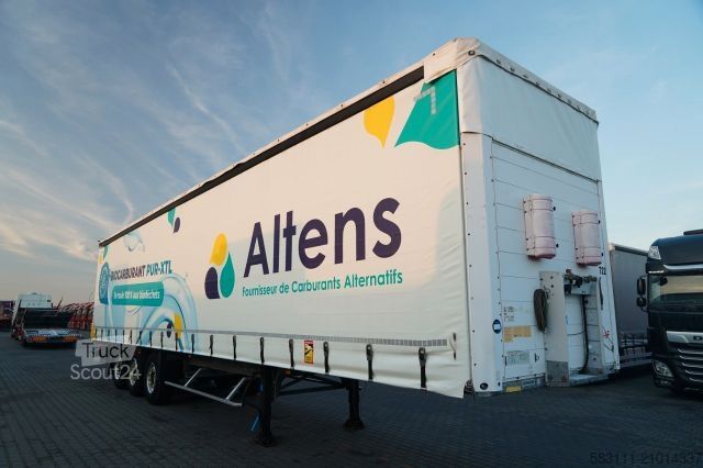 Auflieger mit Pritsche & Plane SCHMITZ CARGOBULL FIRANKA / STANDARD / PLANDEKA ZBROJONA / 