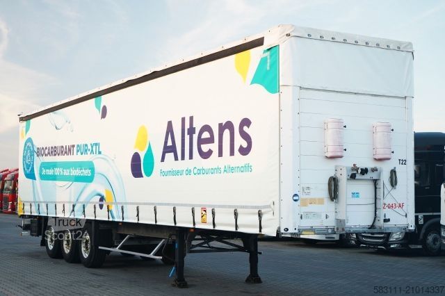 Auflieger mit Pritsche & Plane SCHMITZ CARGOBULL FIRANKA / STANDARD / PLANDEKA ZBROJONA / 