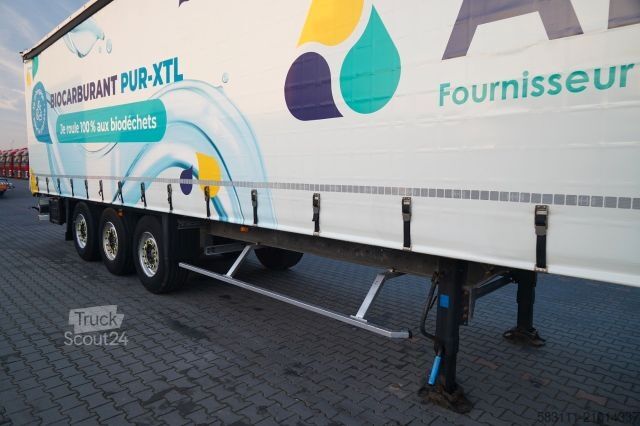 Auflieger mit Pritsche & Plane SCHMITZ CARGOBULL FIRANKA / STANDARD / PLANDEKA ZBROJONA / 