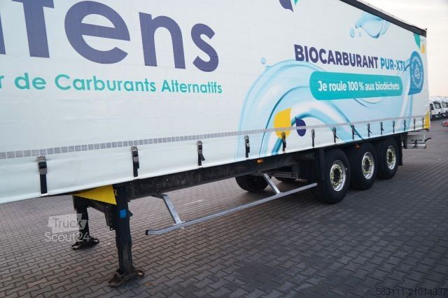 Auflieger mit Pritsche & Plane SCHMITZ CARGOBULL FIRANKA / STANDARD / PLANDEKA ZBROJONA / 