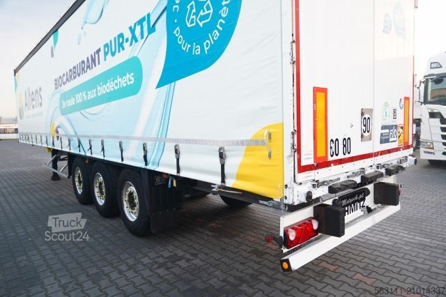 Auflieger mit Pritsche & Plane SCHMITZ CARGOBULL FIRANKA / STANDARD / PLANDEKA ZBROJONA / 