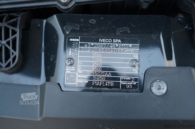 Fourgon benne basculante IVECO DAILY 35-130 / WYWROTKA TYLNOZSYPOWA / BLI?NIAK