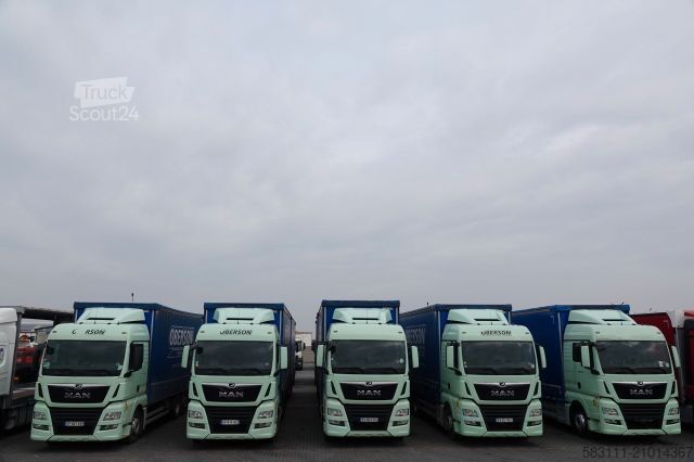 Camion jumbo MAN TGX 26.460 / ZESTAW TANDEM PRZEJAZDOWY / 120 M3