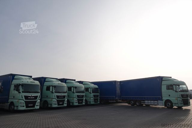 Camion jumbo MAN TGX 26.460 / ZESTAW TANDEM PRZEJAZDOWY / 120 M3