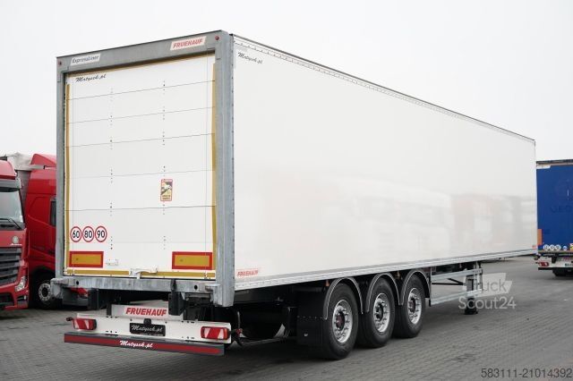 Reefer semitrailer FRUEHAUF KONTENER / KOFFER / ROLETA / POD?OGA BARDZO MOC