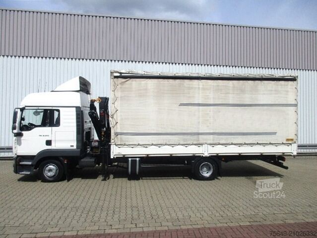Autolaadkraan MAN TGL 12.240 BL 4x2 TGL 12.240BL 4x2, mit Kran Hiab 088 mit Funk